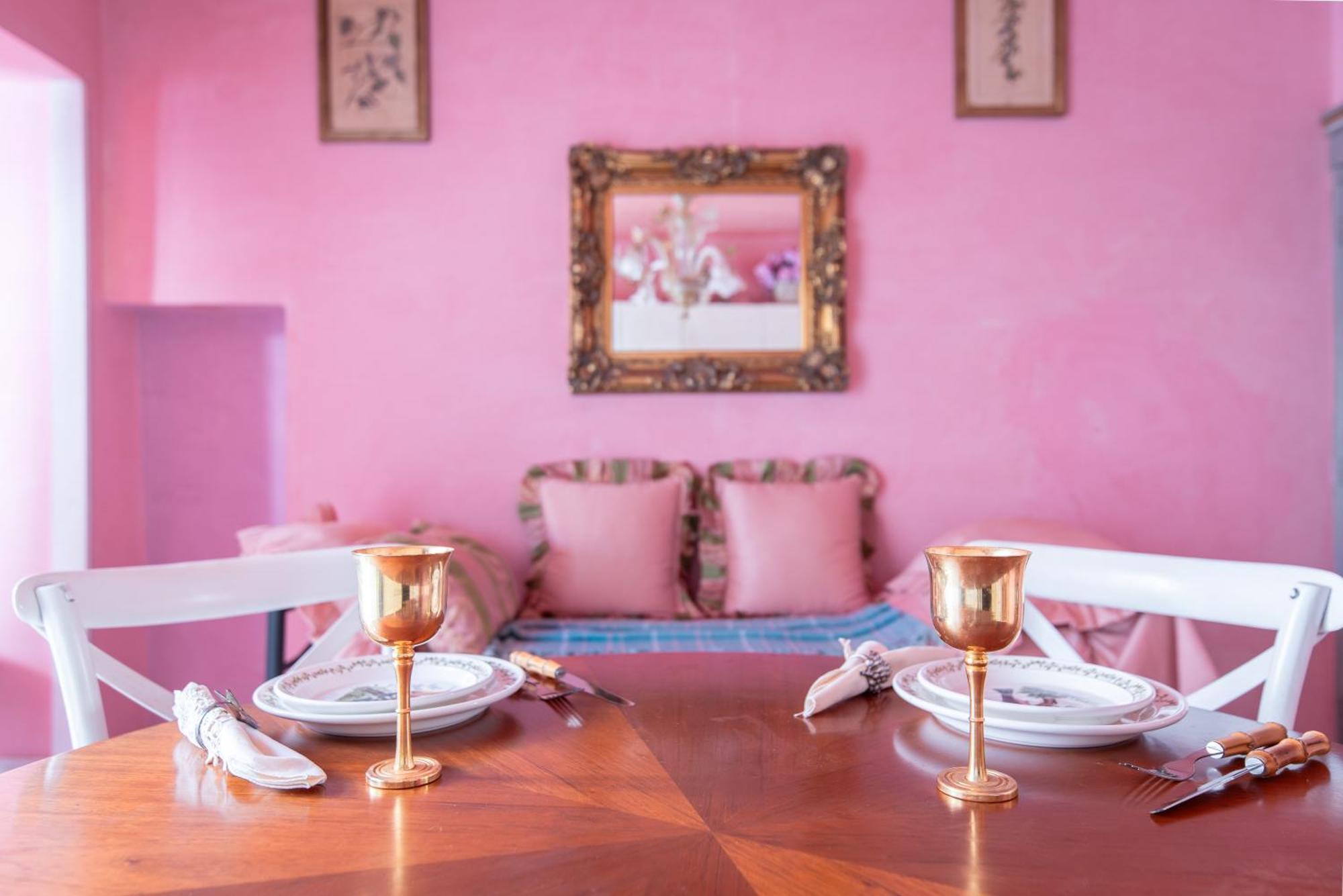 Bibi Boutique Arezzo Living Suite Rosafragola & Verdeconiglio Luaran gambar
