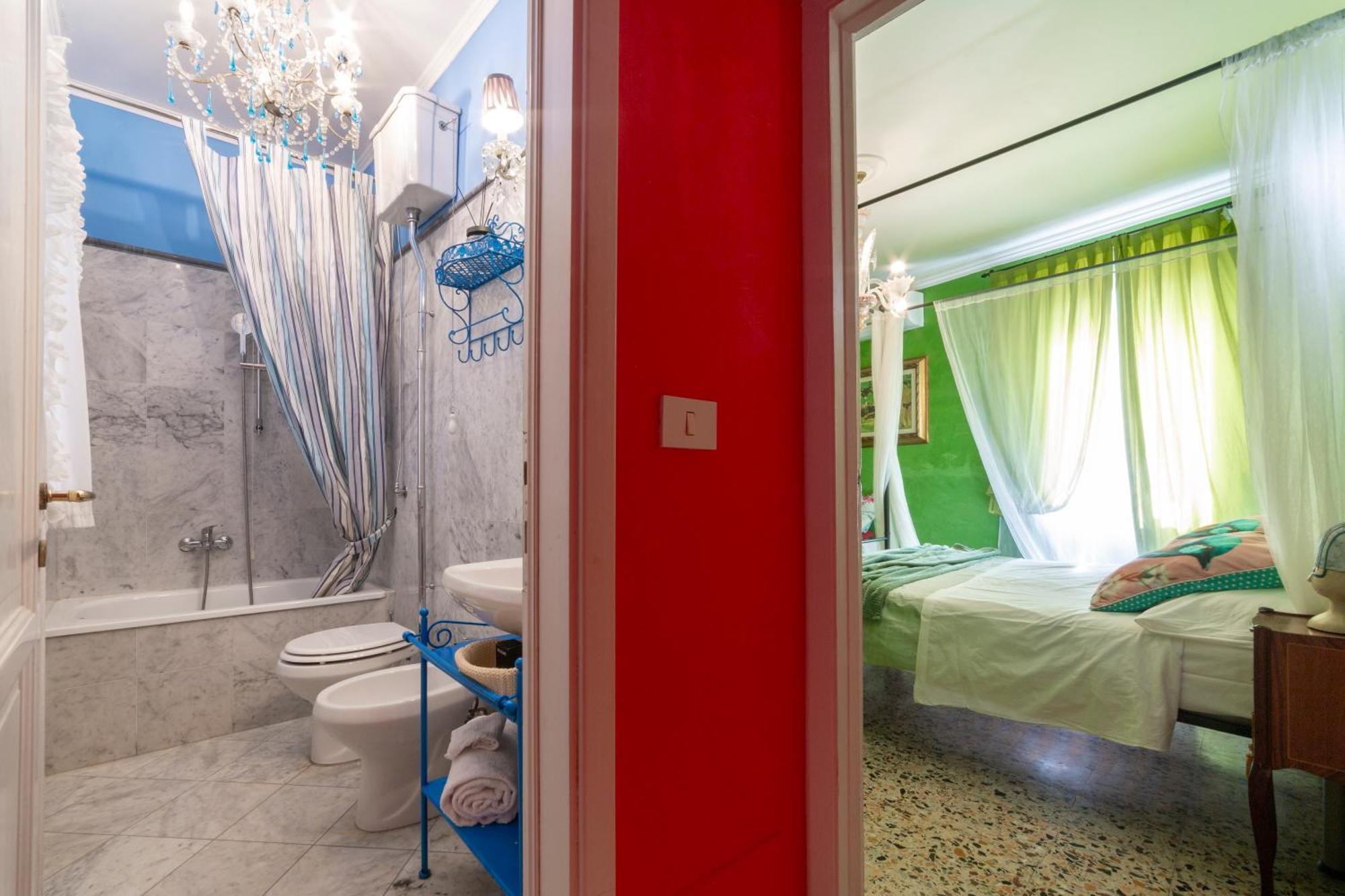 Bibi Boutique Arezzo Living Suite Rosafragola & Verdeconiglio Luaran gambar