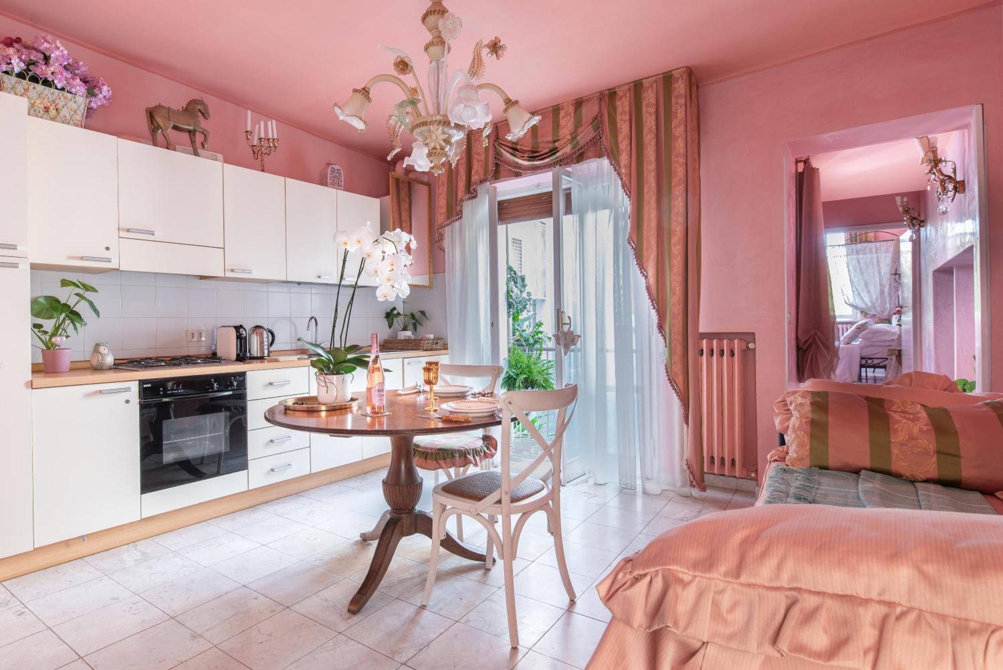 Bibi Boutique Arezzo Living Suite Rosafragola & Verdeconiglio Luaran gambar