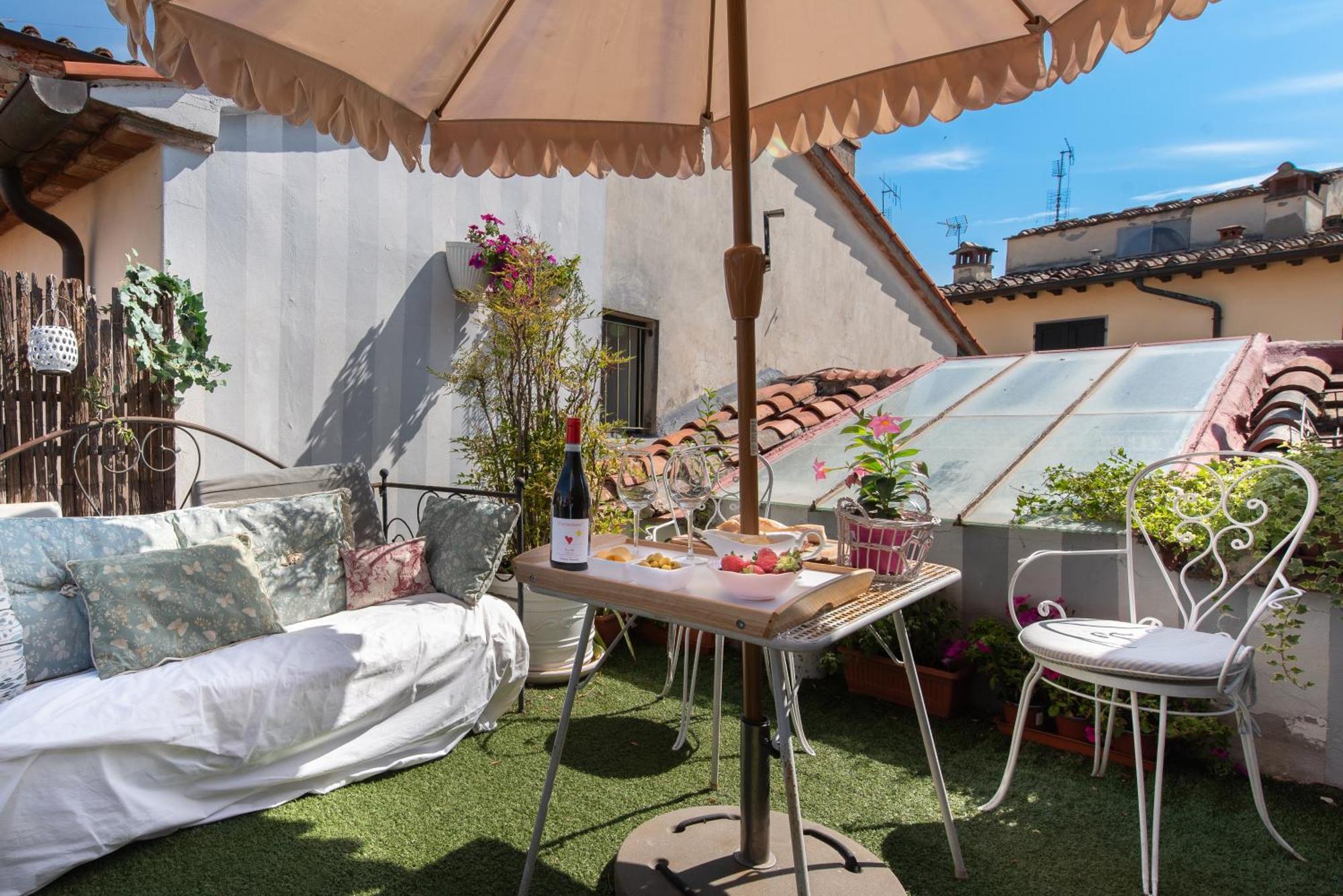Bibi Boutique Arezzo Living Suite Rosafragola & Verdeconiglio Luaran gambar